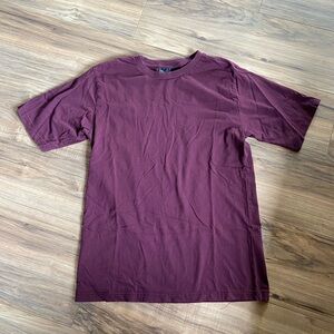 Men’s Burgundy Short Sleeve Tee